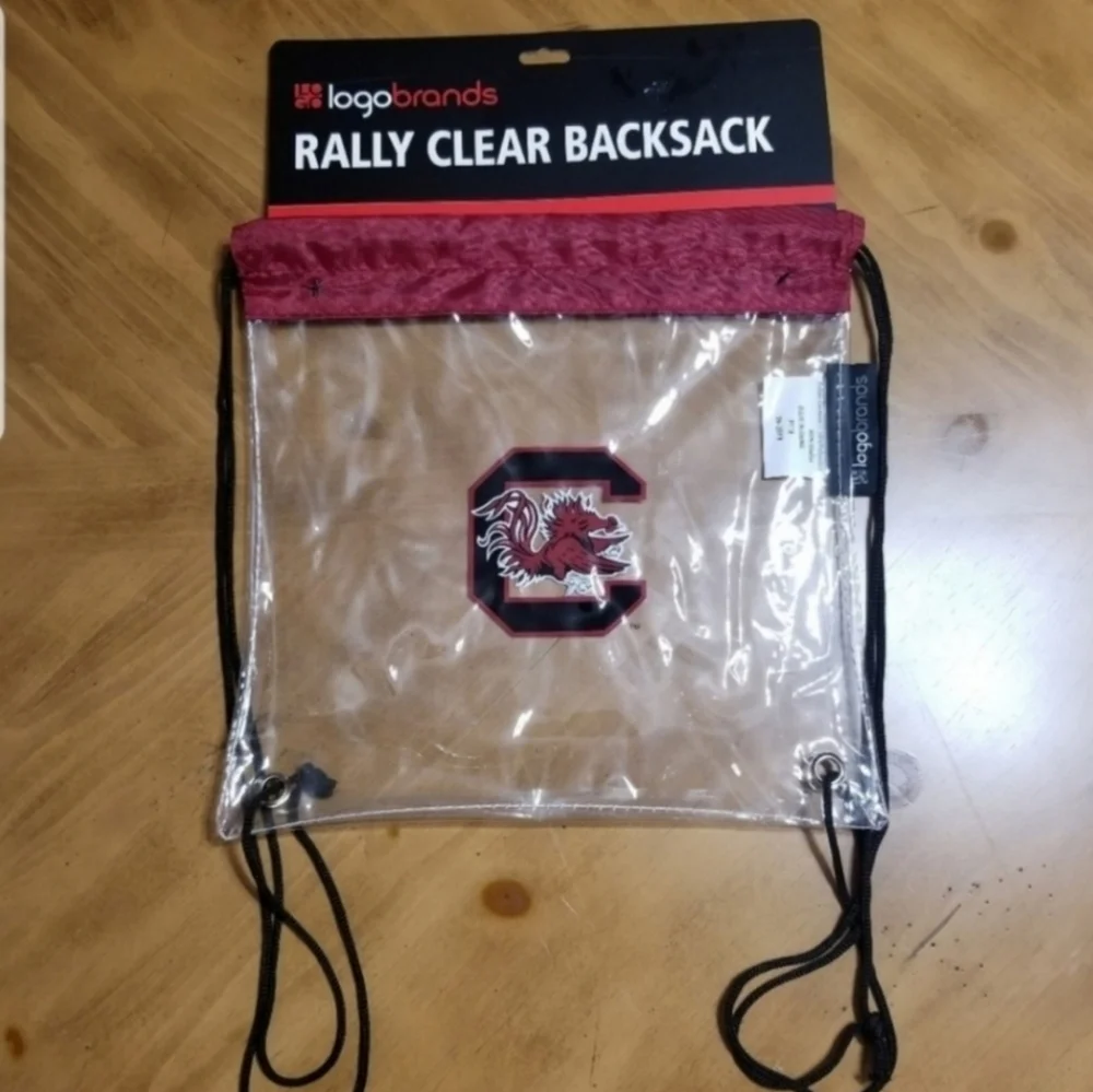 South Carolina Gamecocks Clear Backsack - Picture 1 of 3